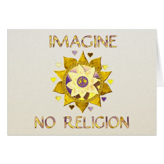 Imagine No Religion Cards (Front Horizontal)