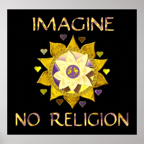 Imagine No Religion Poster