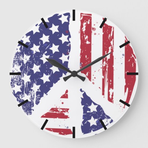 Imagine Peace Acrylic Wall Clock