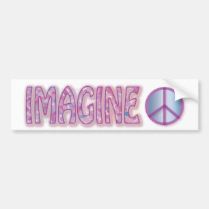 Imagine Peace Bumper Stickers