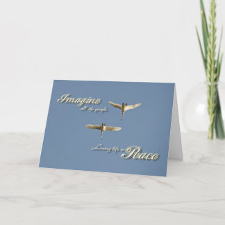 Imagine Peace Holiday Card