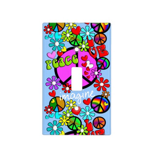 Imagine Peace Light Switch Cover