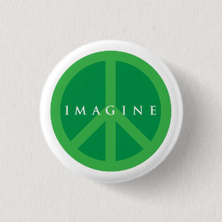 Imagine Peace Pinback Button