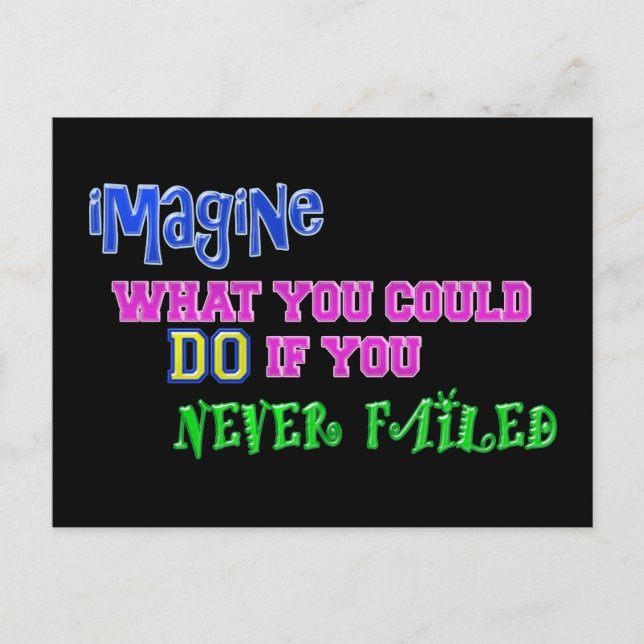 imagine ... postcard (Front)