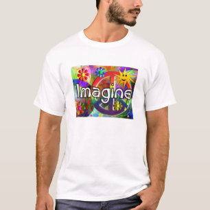 "Imagine" Psychadelic 70's Gifts T-Shirt