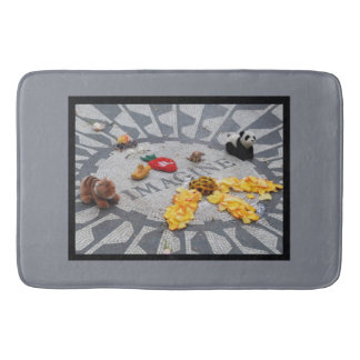 Imagine Strawberry Fields Central Park NYC photo Bathroom Mat