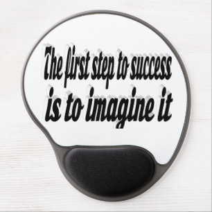 Imagine Success Motivational Quote  Gel Mouse Pad