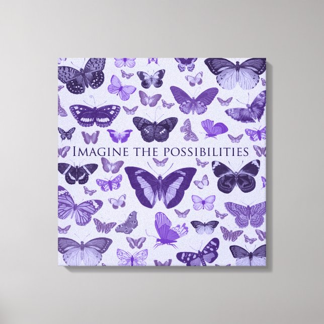 Imagine the possibilities canvas print (Front)