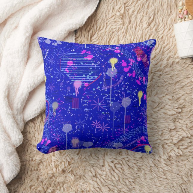 Imagine the Stars Throw Pillow (Blanket)