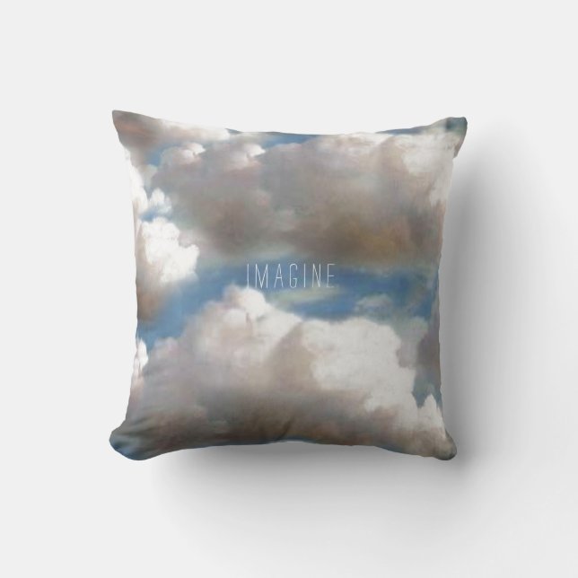 Imagine Throw Pillow (Front)