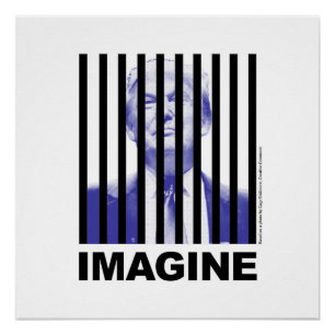 Imagine Trump Behind Bars Poster