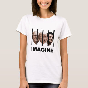 Imagine Trump, McConnell and Ryan Behind Bars T-Shirt