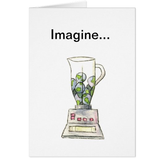 Imagine Whirled Peas Cards (Front)