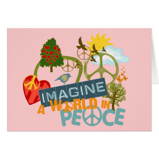 Imagine World Peace Cards (Front Horizontal)