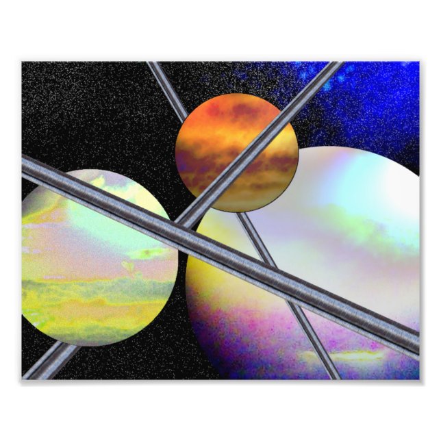 Imagined Worlds photo print (Front)