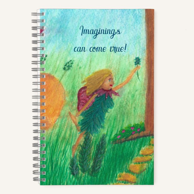 Imaginings Can Come True, Fairy, Journal Notebook (Front)