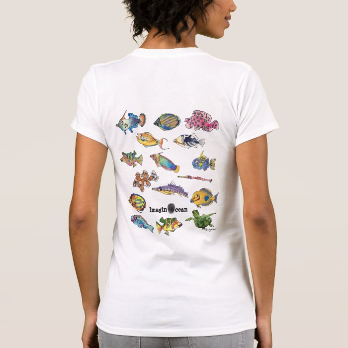 Imaginocean Two Sided Cartoon Fish Tshirts