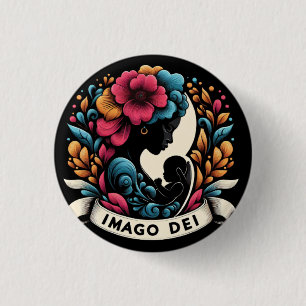 Imago Dei, Image of God, Button