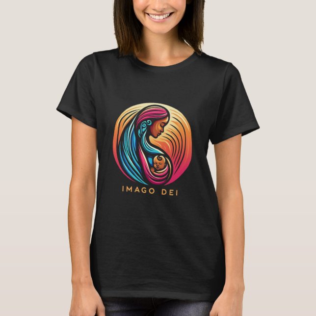 Imago Dei Image of God Women's Basic T-Shirt (Front)