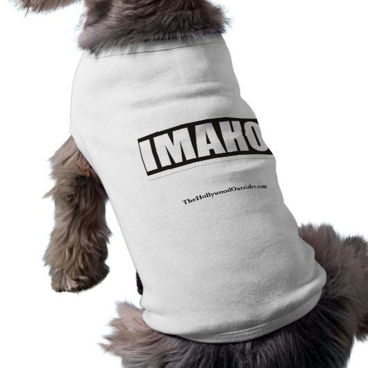 IMAHO Official Hollywood Outsider Dog Shirt (Back)