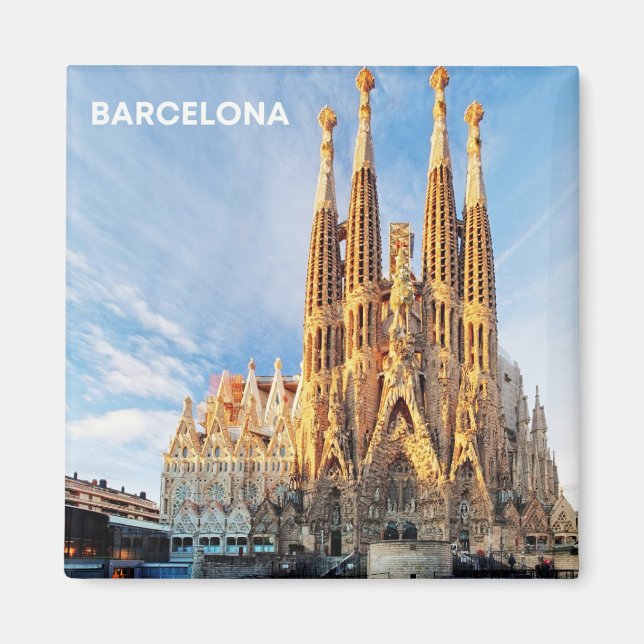 IMAN BARCELONA SAGRADA FAMILY MAGNET (Front)