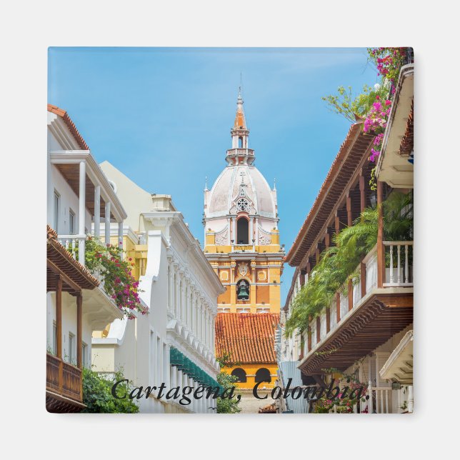 Imán, Cartagena de Indias, Colombia Magnet (Front)