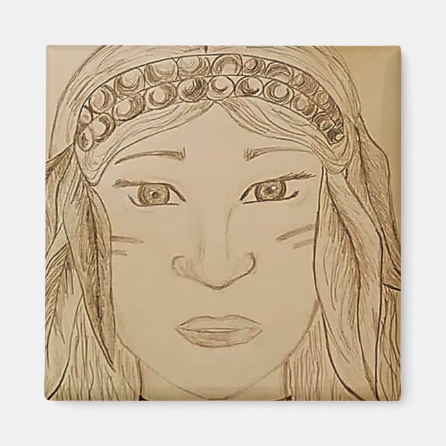 iman chamana magnet (Front)