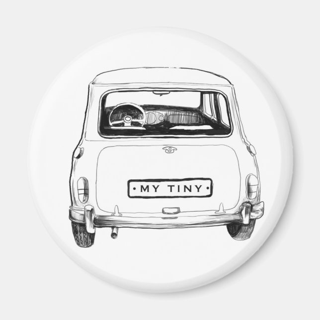 Imán Classic English Car Magnet (Front)