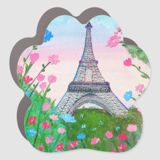 Iman Paris Car Magnet