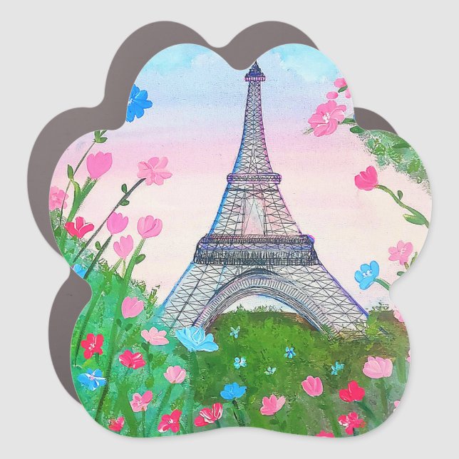 Iman Paris Car Magnet (Front)