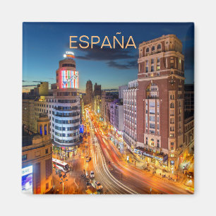 Imán Plaza Callao de Madrid in Spain Magnet