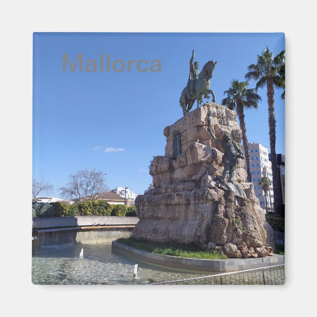 imán Plaza España de Palma de Mallorca Magnet (Front)