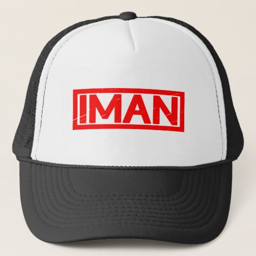 Iman Stamp Trucker Hat