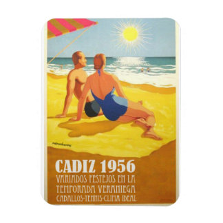 Iman Vintage Cadiz Turismo Soy de Cadiz Magnet