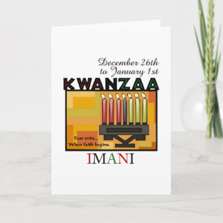 IMANI - Faith Holiday Card