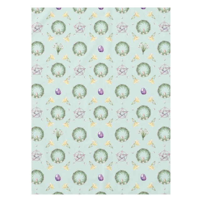 Imbolc Brigid Candlemas Alter Tablecloth (Front)