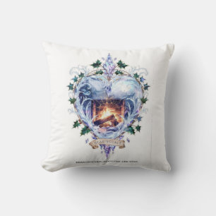 Imbolc Candle Veil T-Shirt   Veiled Rebirth Flame  Throw Pillow
