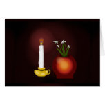 Imbolc Imbolg Candle And Snowdrops Brid Brighid at Zazzle
