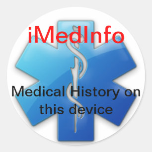 iMedInfo Round Sticker
