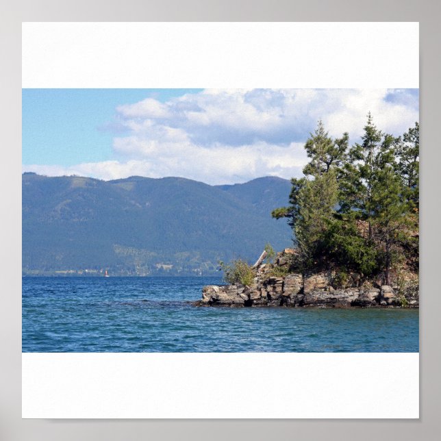 IMG_0109, Flathead Lake Poster (Front)