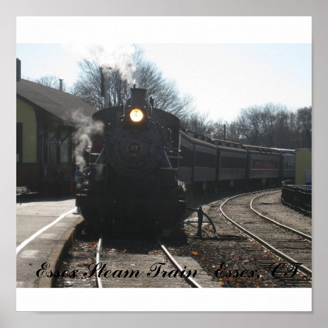 IMG_1245, Essex Steam Train   Essex, CT Poster (Front)