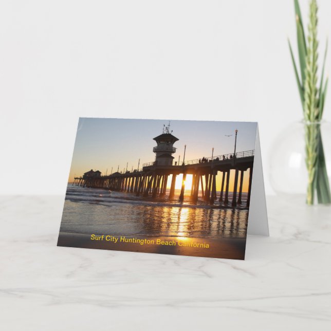 IMG_3053, Surf City Huntington Beach California Card (Front)