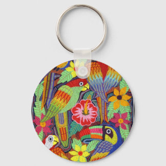 IMG_5319 Birds of Panama Mola Keychain