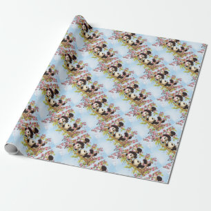 IMG_7386.PNG cute and colorful panda designed Wrapping Paper