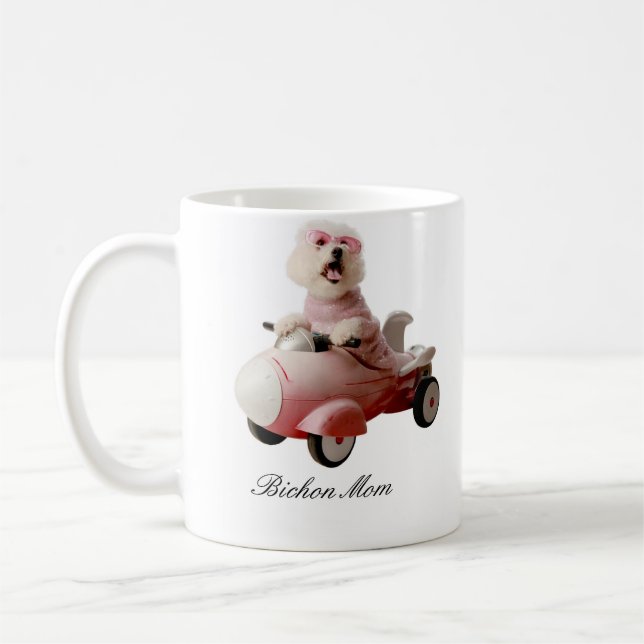 IMG_9656-F1, Bichon Mom Coffee Mug (Left)