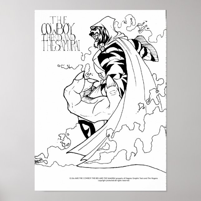 img pen n ink040, img037, Gi Jin p... - Customized Poster (Front)