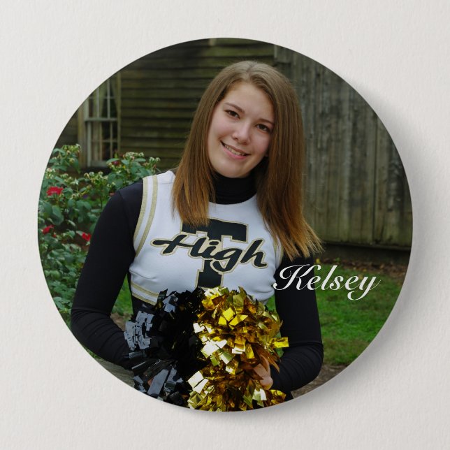 IMGP1856c,  Kelsey Pinback Button (Front)