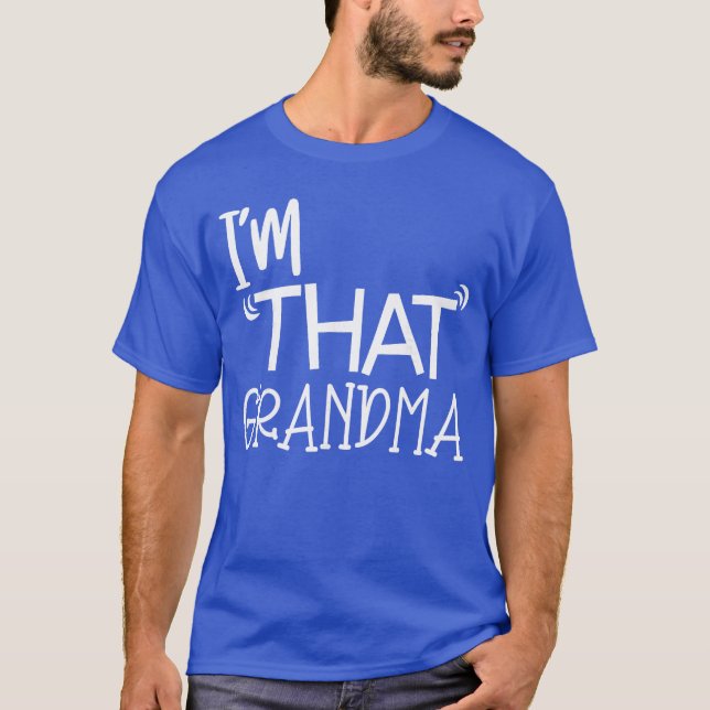Imhat Grandma Funny Best Auntee retro T-Shirt (Front)