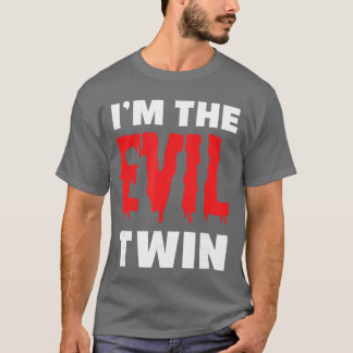 Imhe Evilwin Funny Halloween Horror friend T-Shirt