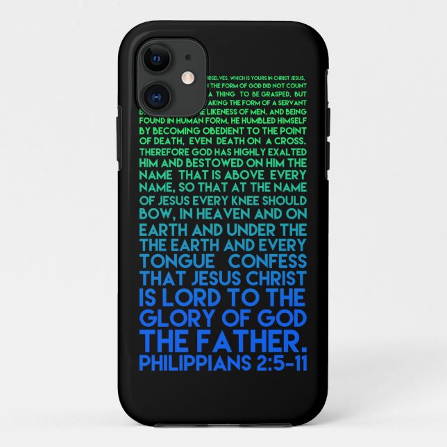 Imitate Christ's Humility Philippians 2:5-11 Case-Mate iPhone Case (Back)